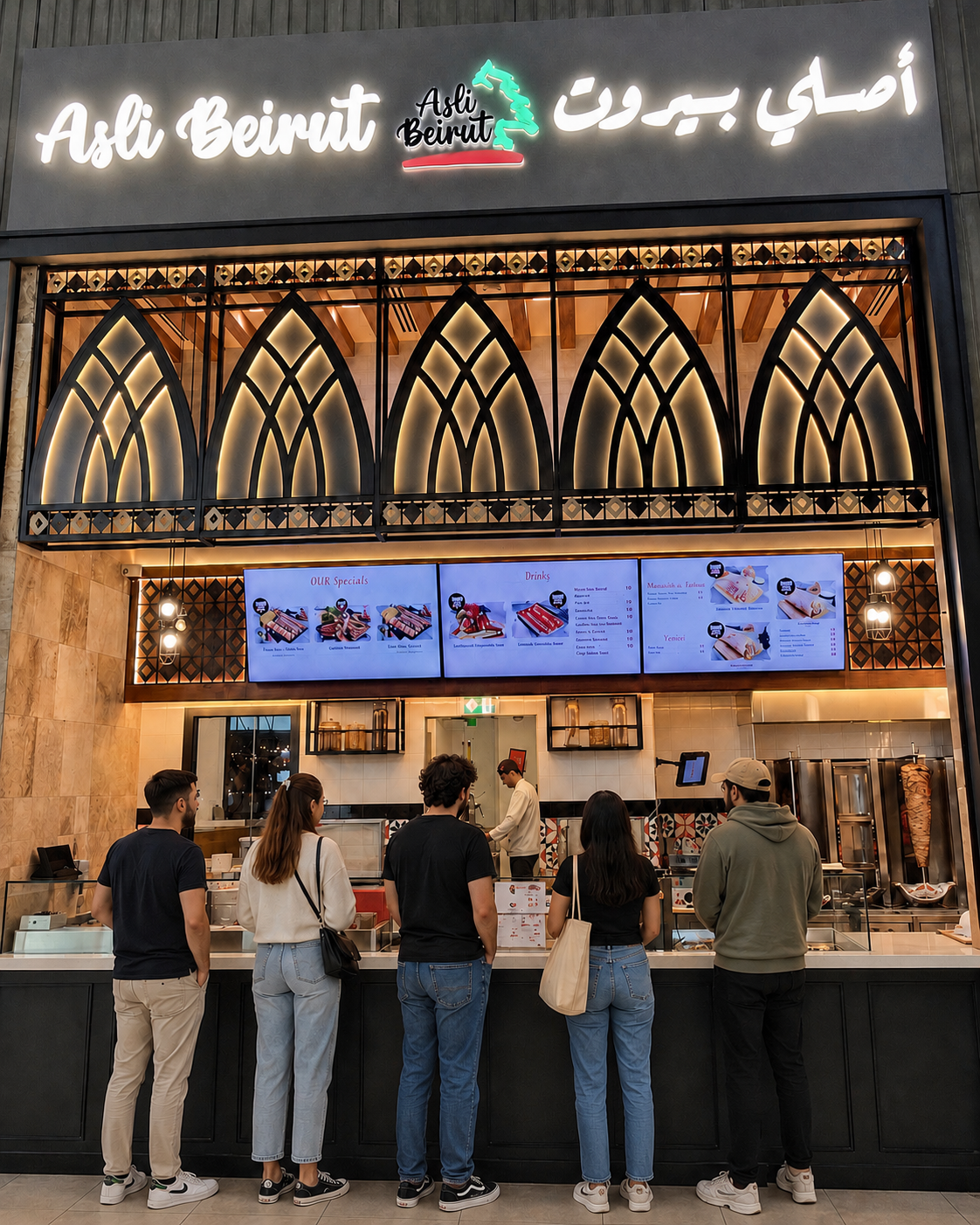 Asli Beirut store at Dubai Hills Mall